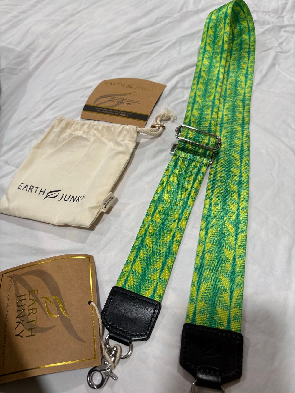 NWT Earth Junky Adjustable Sustainably Made Purse Bag Strap